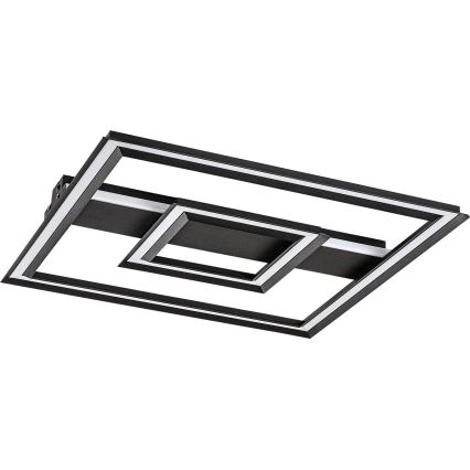 Rabalux - LED Ceiling Light LED/48W/230V 3000K Black 48.5x48.5 cm
