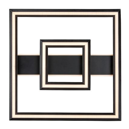 Rabalux - LED Ceiling Light LED/48W/230V 3000K Black 48.5x48.5 cm