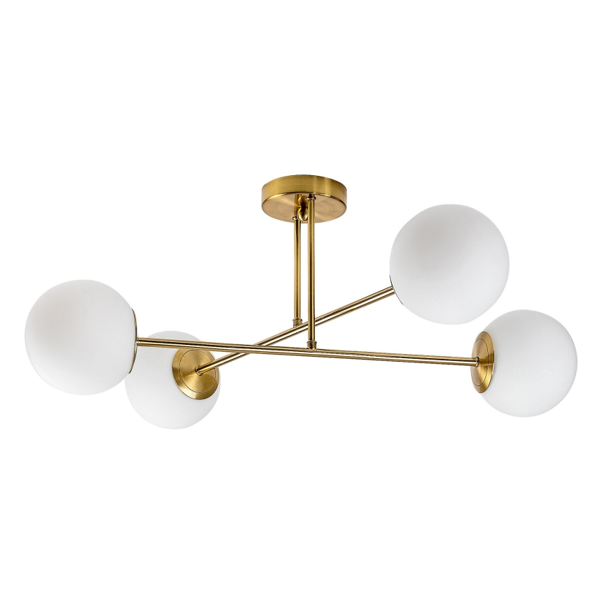 Rabalux - Chandelier on a pole 4xE27/35W/230V gold
