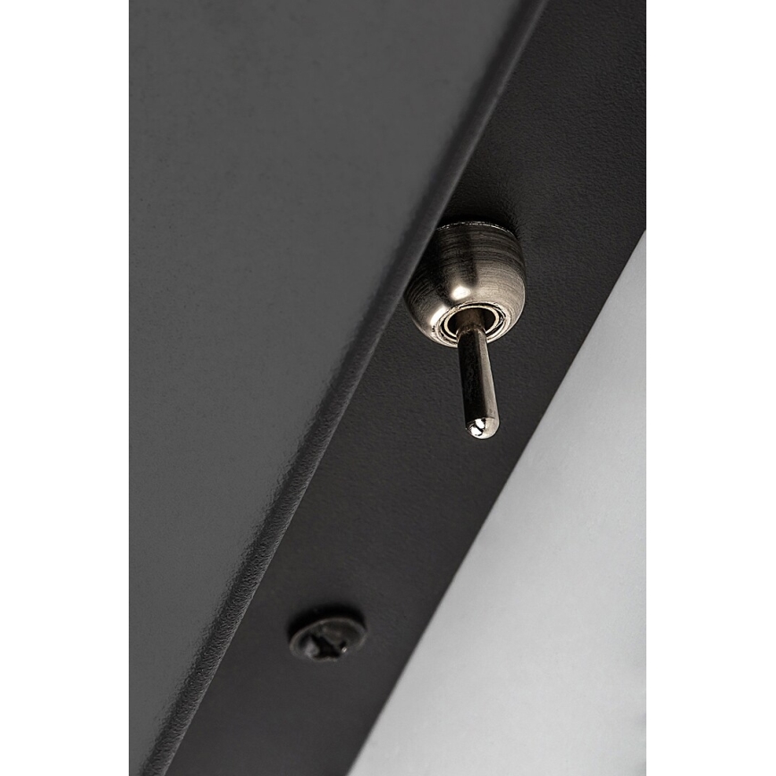 Rabalux - Wall lamp with shelf and USB port 1xGU10/25W/230V black