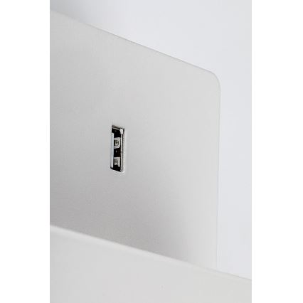 Rabalux - Wall lamp with shelf and USB port 1xGU10/25W/230V white