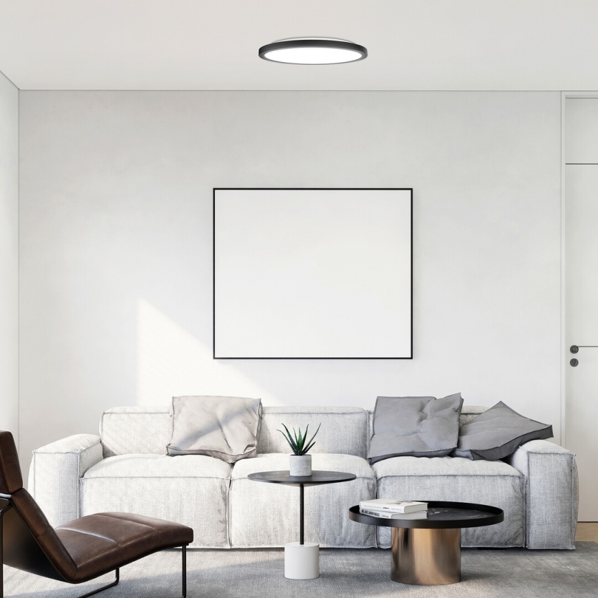 Rabalux - LED Ceiling light LED/24W/230V 3000/4000/6000K d. 29 cm black