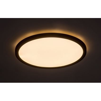 Rabalux - LED Ceiling light LED/36W/230V 3000/4000/6000K d. 50 cm black