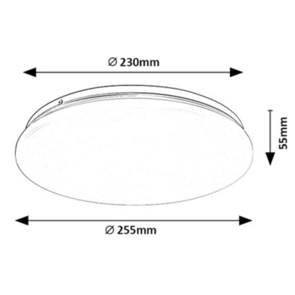 Rabalux - LED Ceiling light LED/12W/230V 3000K 25 cm