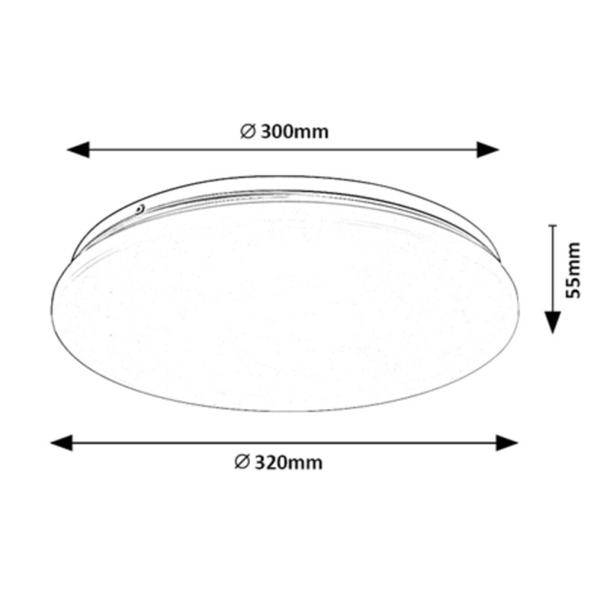 Rabalux - LED Ceiling light LED/18W/230V 3000K 32 cm