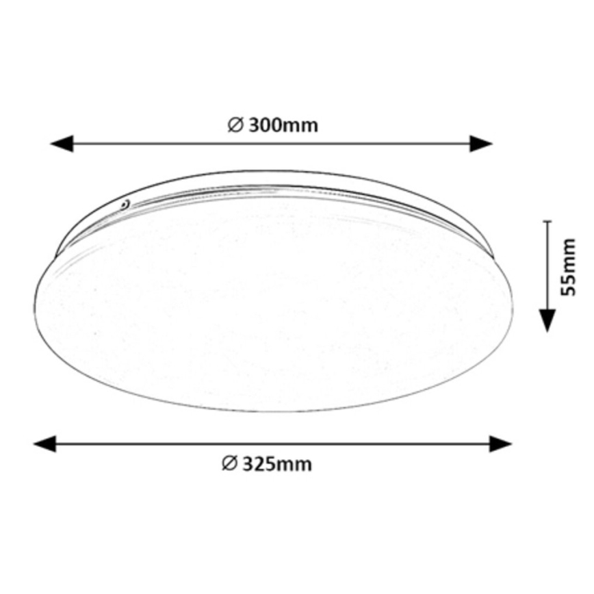 Rabalux - LED Ceiling light LED/18W/230V 4000K 32 cm