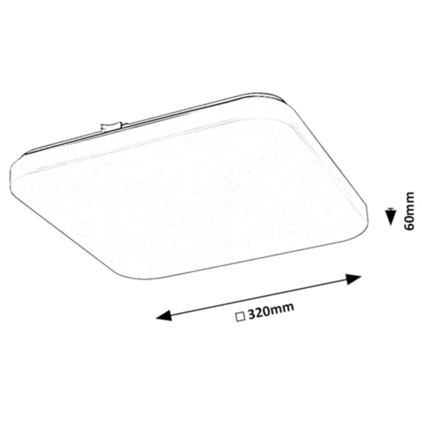 Rabalux - LED Ceiling light LED/18W/230V 3000K 32x32 cm