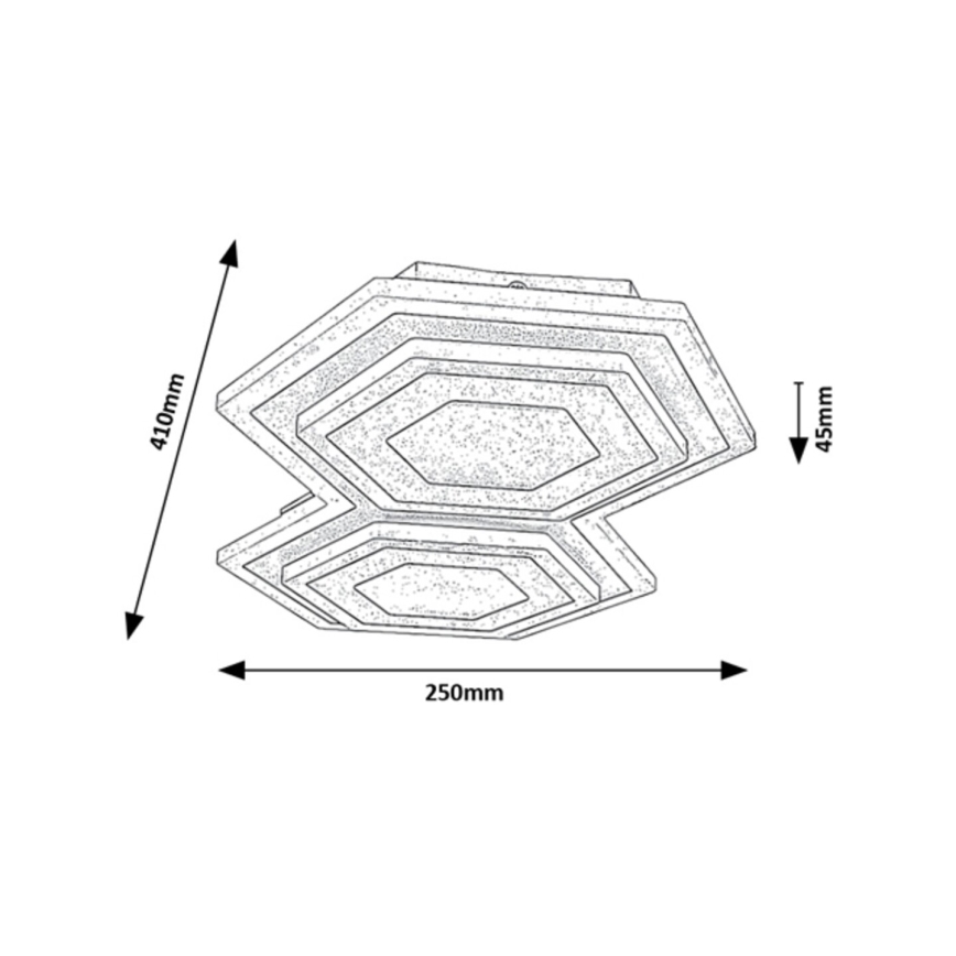 Rabalux - LED Ceiling light LED/44W/230V 3000/6000K