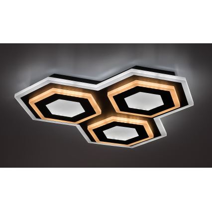 Rabalux - LED Dimmable ceiling light LED/72W/230V 3000/6000K 41,5x41,5 cm + remote control