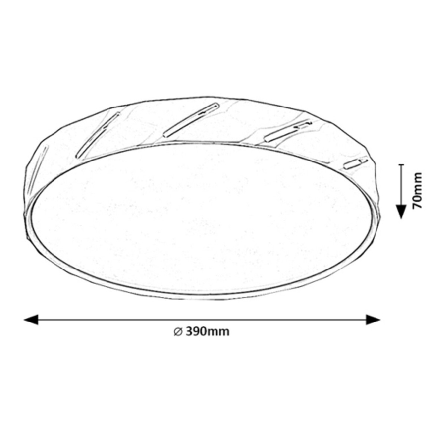 Rabalux - LED Ceiling light LED/25W/230V 3000K white d. 39 cm