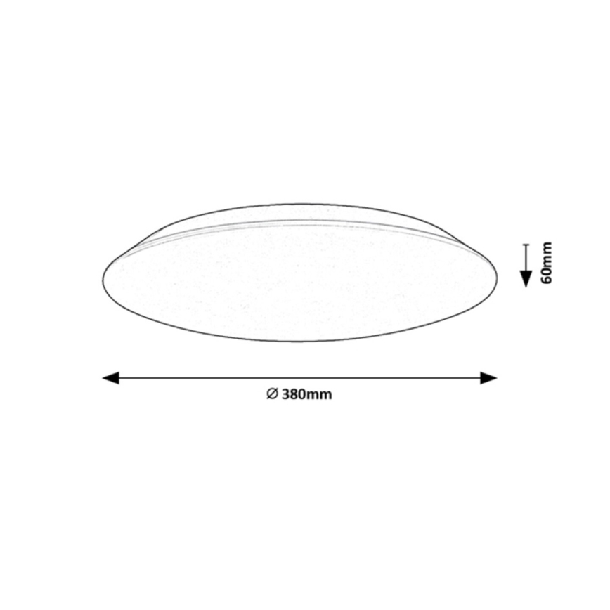 Rabalux - LED Ceiling light LED/24W/230V 4000K 38 cm