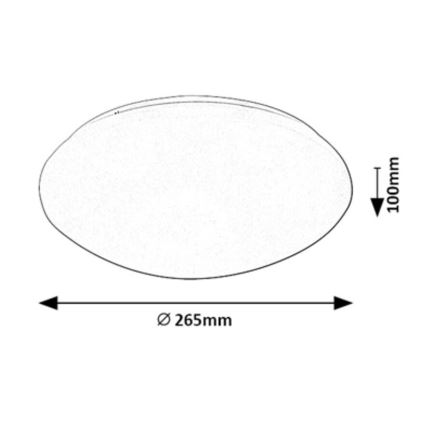 Rabalux - LED Ceiling light with a sensor LED/12W/230V IP44 4000K