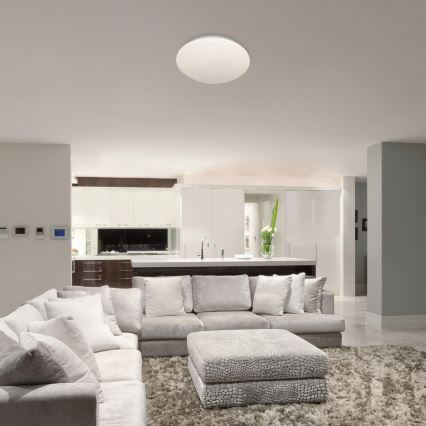 Rabalux - LED Ceiling light with sensor LED/24W/230V IP44 4000K d. 38 cm