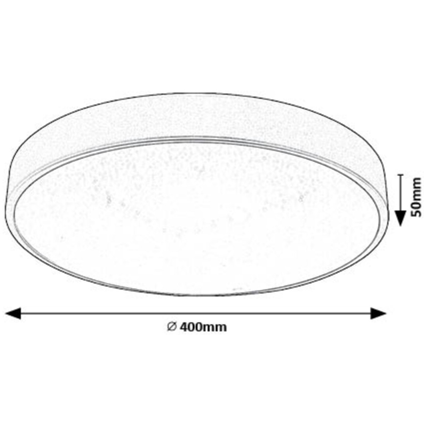 Rabalux - LED Ceiling light LED/24W/230V 4000K d. 40 cm