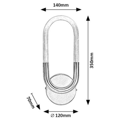 Rabalux - LED Wall light LED/9W/230V 4000K