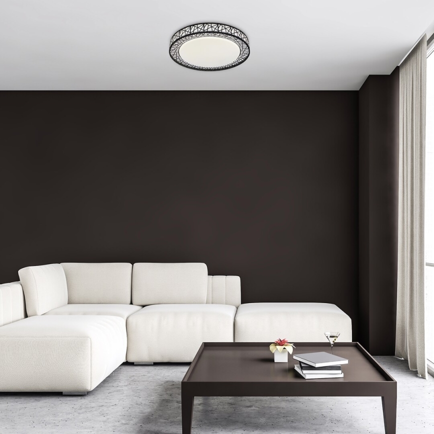 Rabalux - Dimmable LED ceiling light, 48W, 230V, 3000-6500K, with remote control, Ø 49 cm