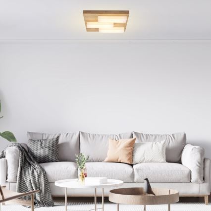 Rabalux - LED Ceiling light LED/30W/230V 3000K oak 40x40 cm