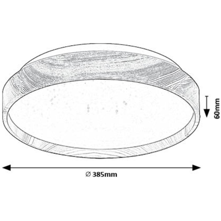 Rabalux - LED Ceiling light LED/24W/230V 3000K d. 38 cm
