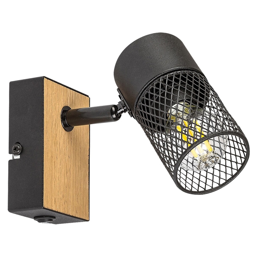 Rabalux - Wall spotlight 1xE14/40W/230V oak