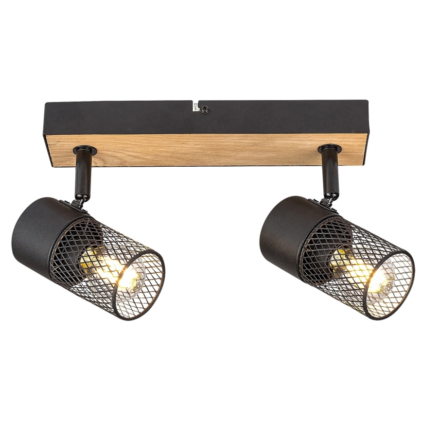 Rabalux - Spotlight 2xE14/40W/230V oak
