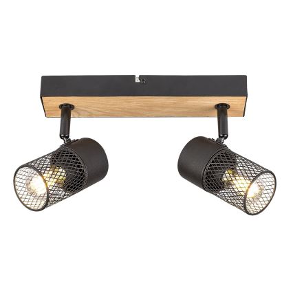 Rabalux - Spotlight 2xE14/40W/230V oak