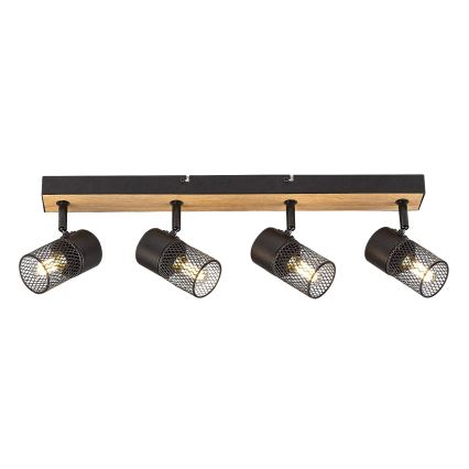 Rabalux - Spotlight 4xE14/40W/230V oak