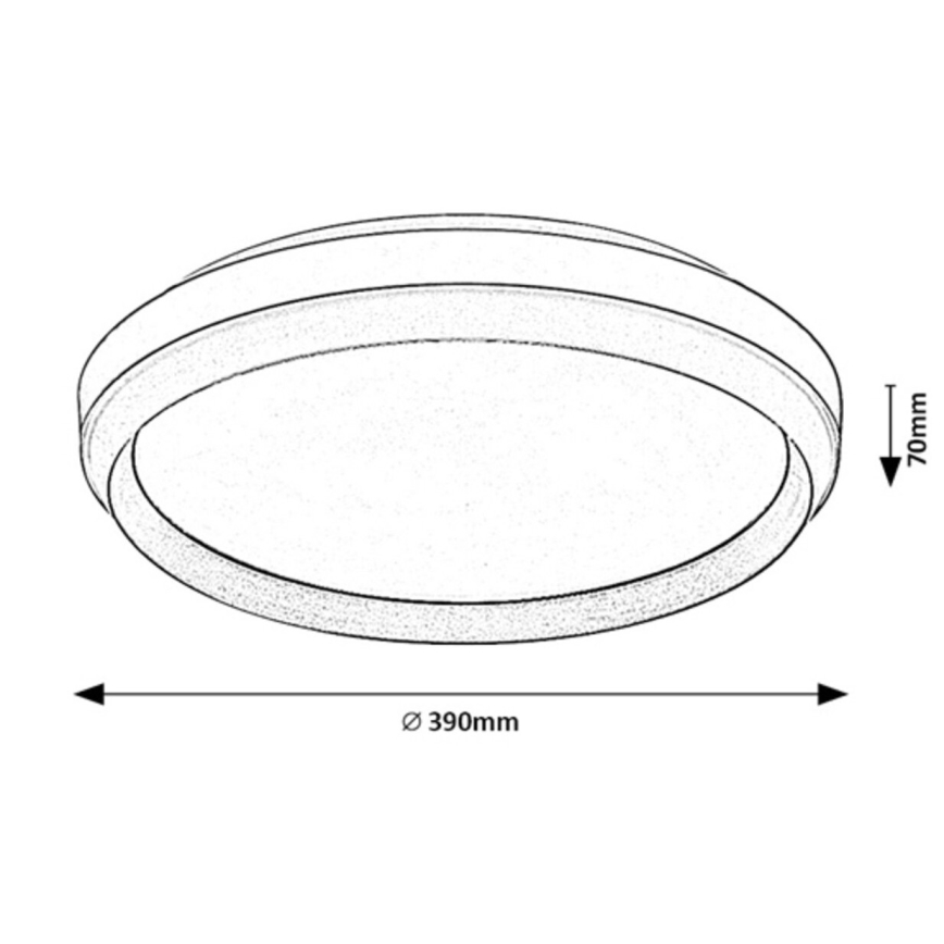 Rabalux - LED Ceiling light LED/24W/230V 3000K
