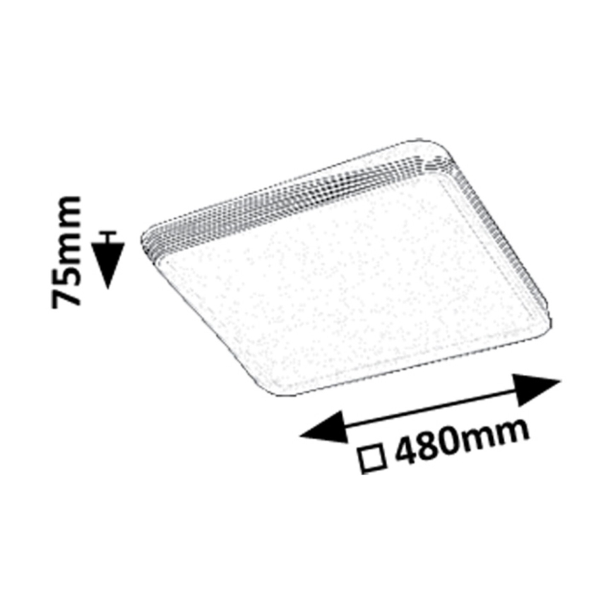 Rabalux - LED Ceiling light LED/40W/230V 3000K