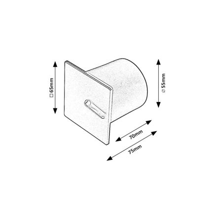 Rabalux - LED Staircase light LED/3W/230V white