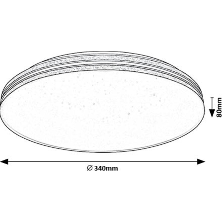 Rabalux - LED Ceiling light LED/18W/230V 3000K d. 34 cm