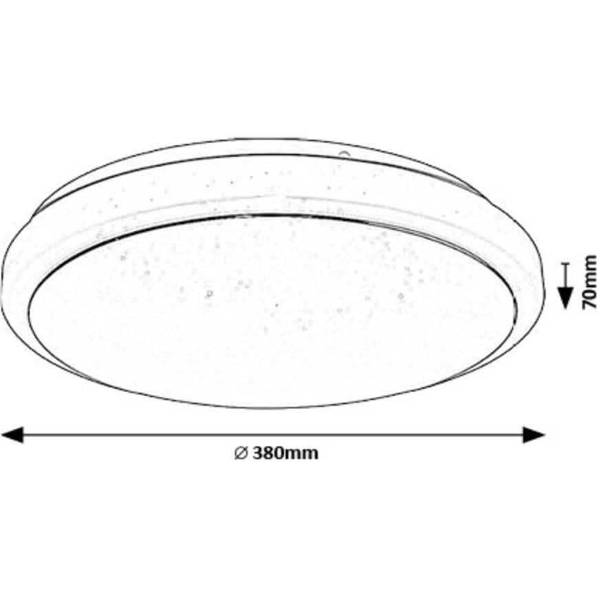 Rabalux - LED Ceiling light LED/24W/230V 3000K d. 38 cm