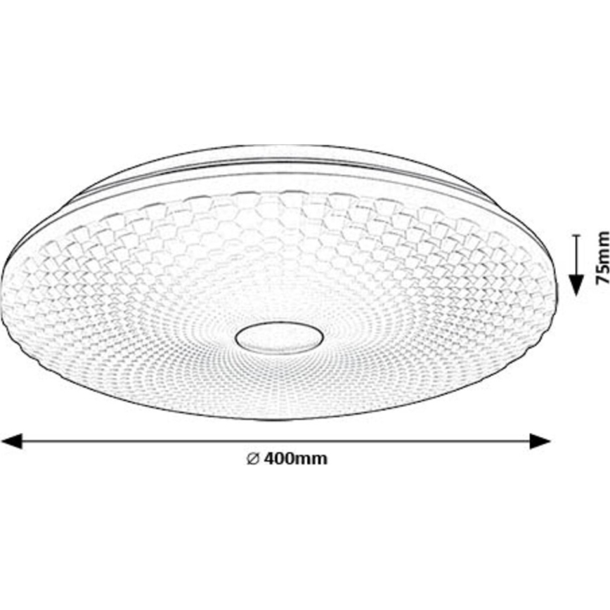 Rabalux - LED Ceiling light LED/24W/230V 4000K d. 40 cm
