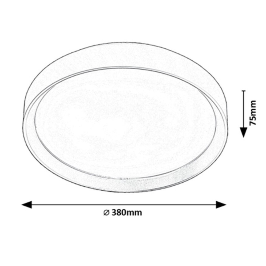 Rabalux - LED Ceiling light LED/25W/230V 3000K d. 38 cm