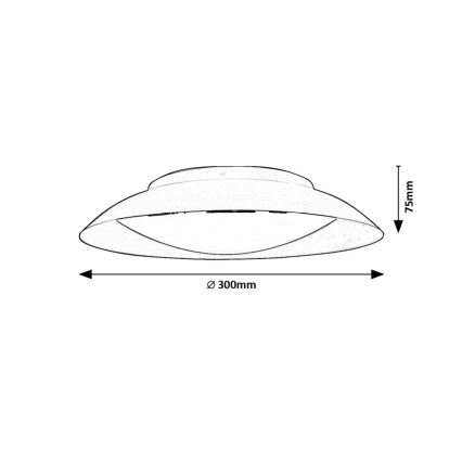 Rabalux - LED Ceiling light LED/20W/230V 3000K d. 30 cm