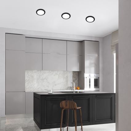Rabalux - LED Recessed light LED/3W/230V d. 9 cm black