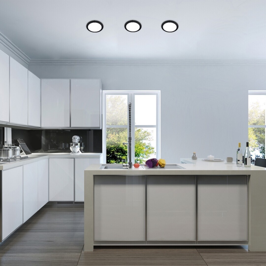 Rabalux - LED Recessed light LED/18W/230V d. 22 cm black