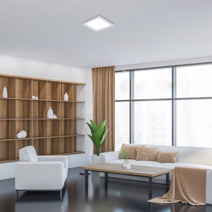 Rabalux - LED Recessed light LED/18W/230V 22x22 cm white
