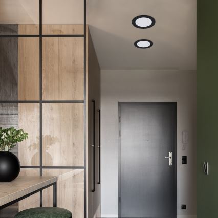 Rabalux - LED Recessed light LED/3W/230V d. 9 cm black
