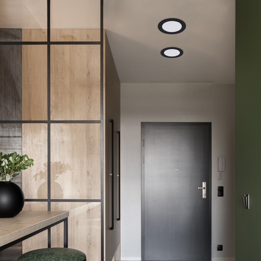 Rabalux - LED Recessed light LED/3W/230V d. 9 cm black