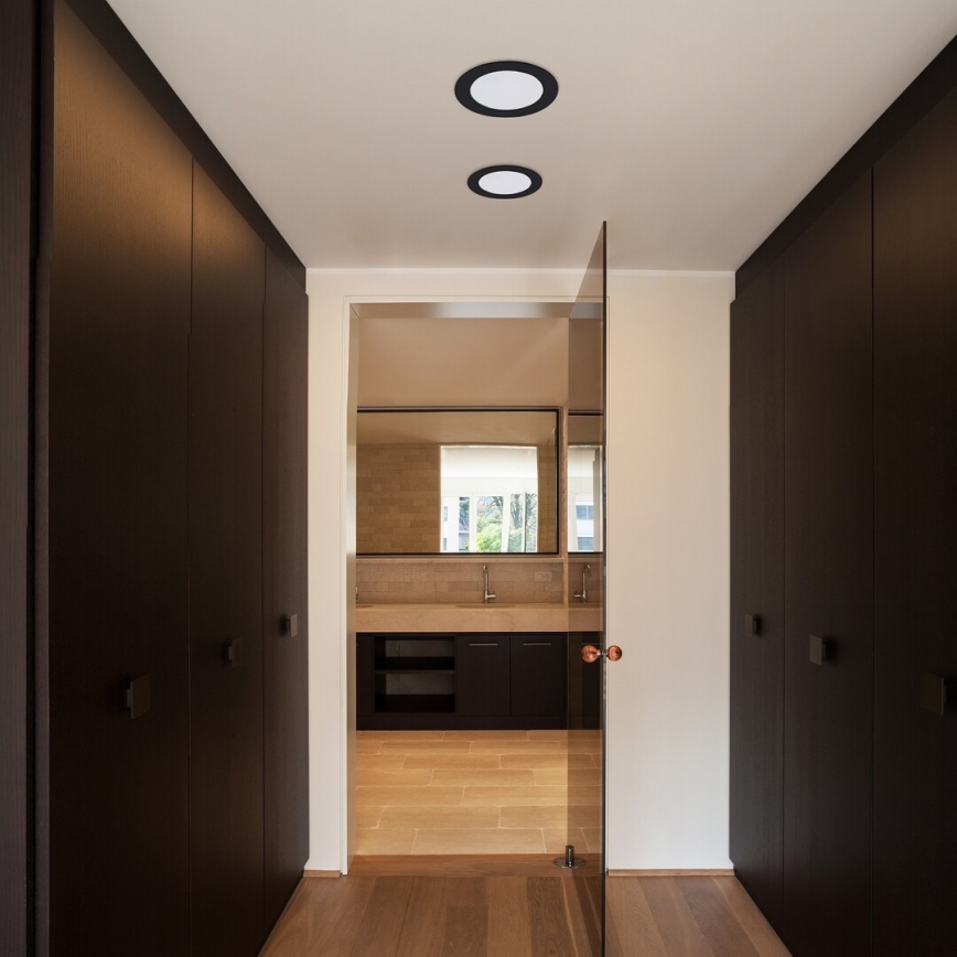 Rabalux - LED Recessed light LED/18W/230V d. 22 cm black