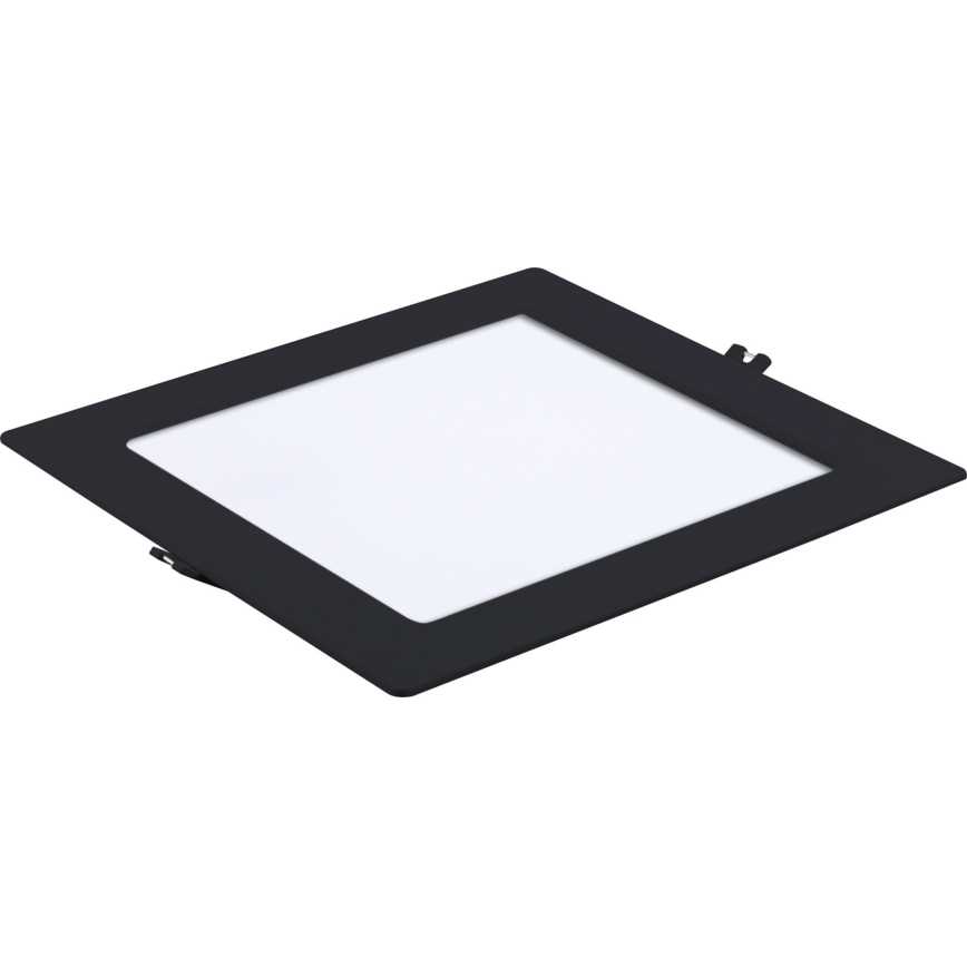 Rabalux - LED Recessed light LED/18W/230V 22x22 cm black