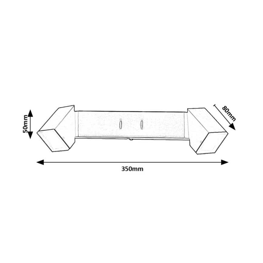 Rabalux - LED Wall light 2xLED/4W/230V 3000K