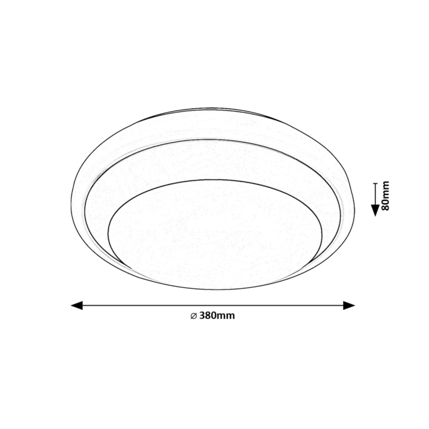 Rabalux - LED Ceiling light LED/24W/230V 4000K
