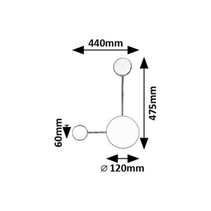 Rabalux - LED Wall light LED/7W/230V 3000K