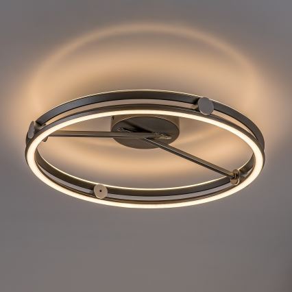 Rabalux - Dimmable LED ceiling light LED/60W/230V 3000-6500K Ø 50 cm grey + remote control