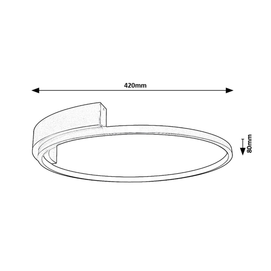Rabalux - LED Ceiling light LED/23W/230V