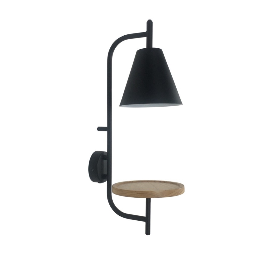 Rabalux - Wall lamp with shelf 1xE27/15W/230V beech