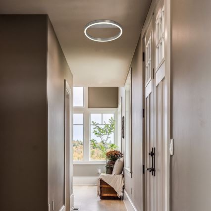 Rabalux - LED Ceiling Light LED/20W/230V Matte Chrome Ø 40 cm