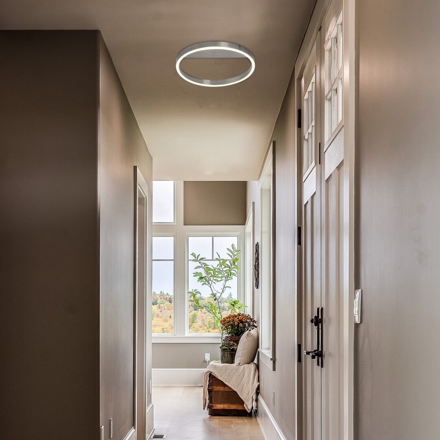 Rabalux - LED Ceiling Light LED/20W/230V Matte Chrome Ø 40 cm