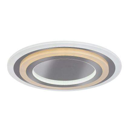 Rabalux - LED Dimmable ceiling light LED/56W/230V 3000/4000/6000K matte chrome + remote control